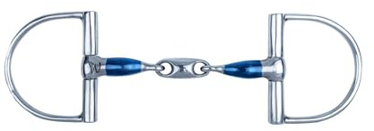 WALDHAUSEN Sweet Iron D- Ring Gebiss, dopp.Geb.,anatomisch, S:14 mm,B:11