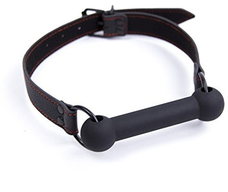 The Bondage Locker Fantasy and Fetish Quality Silicone Bit Gag Slave Sub Gag, Black