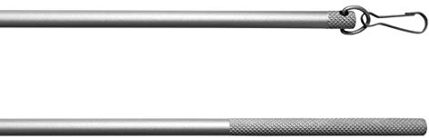 Schleuderstab aus Aluminium für Paneelwagen Flächenvorhänge Schiebegardinen Gardinen Vorhänge 75 cmSilber, 10000325