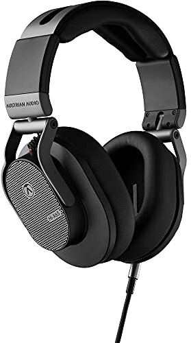 Austrian Audio Hi-X65 - Auriculares circumaurales (Alta Comodidad Gracias a Las Almohadillas Especiales de Espuma viscoelástica, para Mezclar y masterizar, Conector Jack de 3,5 mm), Color Negro