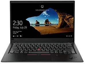 Lenovo ThinkPad x1 Carbon 6th Gen 14 QHD Laptop, Intel Core i7-8550U (4 Cores, 4.0GHz),Intel UHD Graphics 620, 16GB DDR4, 1TB SSD, 4G LTE, NFC, Windows 10 Pro – UK Keyboard - 20KH006KUK (Renewed)