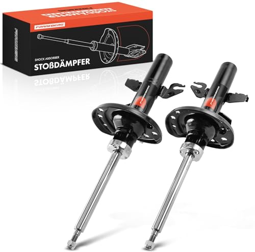 Frankberg 2x Ammortizzatori per sospensioni Ammortizzatori per telaio Anteriore sinistro destro 446mm Pressione del gas Compatibile con Giulietta 940 1.4L-2.0L 2010-2020 Replace# 50523956, 50523954