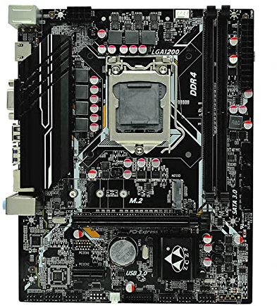H510 Desktop Motherboard LGA1200, High Speed Memory Support Computer Motherboard with ATX Form Factor 180 X 225mm