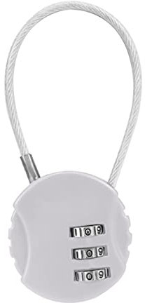 Mehrzweck Diebstahlsicherung Rücksetzbares Kombinations Reisekabelschloss Für Fahrrad Roller Reißfestes Helmschloss