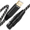 NCGGY USB-Mikrofonkabel 3m,XLR-auf-USB-Kabel,USB-Stecker auf XLR-Buchse,Mikrofon-Verbindungskabel-Adapter für Mikrofone,Aufnahme,Karaoke,Live-Podcast
