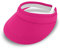 fiebig Visor | Schattenspender für das Gesicht | Clipvisor in One Size | In vielen Farben aus 100% Baumwolle | Sommerkappe mit Frotteeband Innenfutter | Sonnenschutz Schirmcap (pink)
