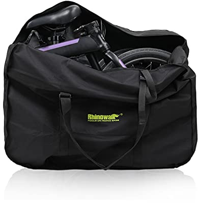 SUNELFFY 20inch Folding Bike Bag Bicycle Carry Bag Bike Travel Carrying Case Bike Transport Bag for Car Train Air Travel Portable