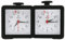 Geevorks Horloge d'échecs analogique à Quartz - Minuteur analogique Essentiel pour Jeux de société - 20,1 x 5,1 x 12,2 cm