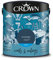 CROWN 2.5L Breatheasy MATT Emulsion Paint for Walls & Ceilings - MIDNIGHT NAVY