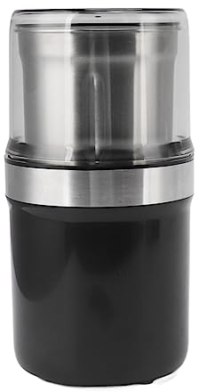 Qcwwy Piccola Smerigliatrice Elettrica, macinacaffè Elettrico Multifunzionale capacità 100 G Portatile Sicuro per Noci per Cereali (Spina UE 220V)