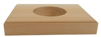 Miller Shingle Clear Cedar Light Block - 7.5 inch x 9.5 inch - 2 Pack, Natural