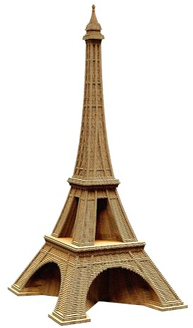 Cartonic - Eiffelturm - 3D-Kartonbauer - dimensionales Modell - Geschenk für Erwachsene und Kinder - Architekturfigur - Puzzle Set