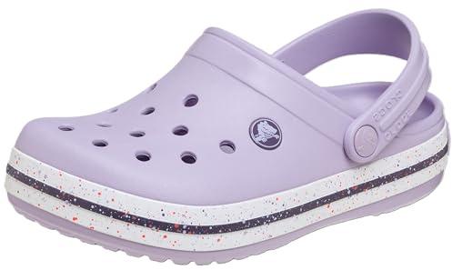 Crocs Crocband Speckled Band Clog T, Zoccoli Unisex - Bambini e Ragazzi, Lavender, 23/24 EU