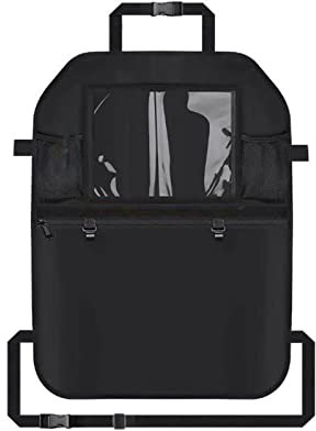 NOLOWY Schutzmatte für Babys, Kinder, Kissen, Rückenlehnenschutz mit Aufbewahrungstasche, Rücksitzschutz