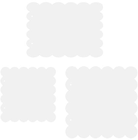 Set di 3 Cornici Fotografiche Magnetiche in Acrilico Cornici Trasparenti a Doppio Faccia Spesse per Visualizzazione di Foto su Scrivania, Posizionamento di Piccole Note & Magneti per Frigorifero