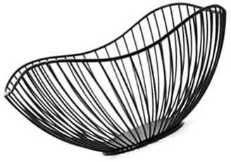 MLWSKERTY Table À Manger Élégante Fruit Affichage Panier Rangement en Métal Bol Rangement pour Œufs Snacks Pain Decoration Home Decoration Fournitures Salon Décoration