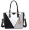 Miss Lulu Handtasche Damen Mittelgroß, Taschen PU Leder, Handtaschen Groß V-förmiges Design Synthetic Ledertasche Mit Abnehmbarem Schultergurt für Büro Schule Einkauf Reise Geschenk