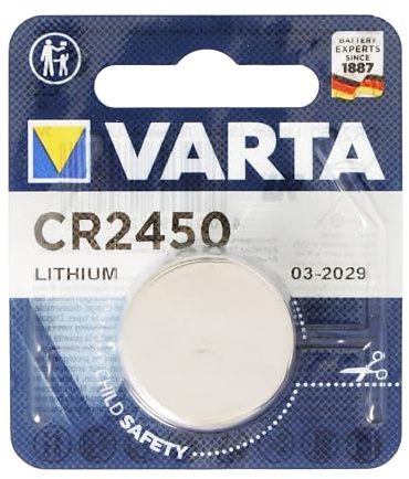 AccuCell CR2450 Lithium Knopfzellenbatterie, kompatibel mit Philips Hue Dimmschalter, als Ersatz für CR2450 IEC