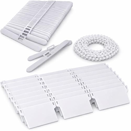 Vertical Blind 89mm Vertical Blind Bottom Weights Top Hangers and Bottom Chain Repair KIT (70)