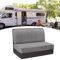 Eysbiy Wohnmobil Sofabezug, 1 Set Länge 99–127cm Wohnwagen Sofa-Sitzkissenbezug Stretch Jacquard RV-Sitzbezüge Camper Loveseat Sofa Möbelschutz Waschbarer Kissen Schonbezüge für Anhänger (Hellgrau)