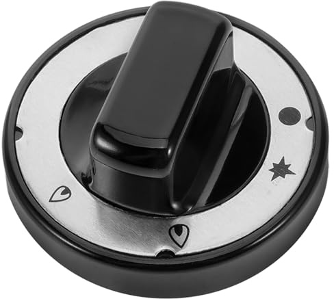 BESPORTBLE Manopole Nera in Abs Per Cucina Commerciale, Resistente, 70mm, Facile Da Installare, Design Elegante Per Forno E Stufa