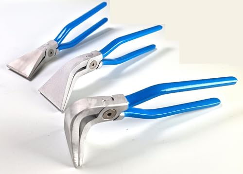 3 alicates de plegado de aluminio 0, 45 y 90 ° Profesional Trio Made in Germany Alu