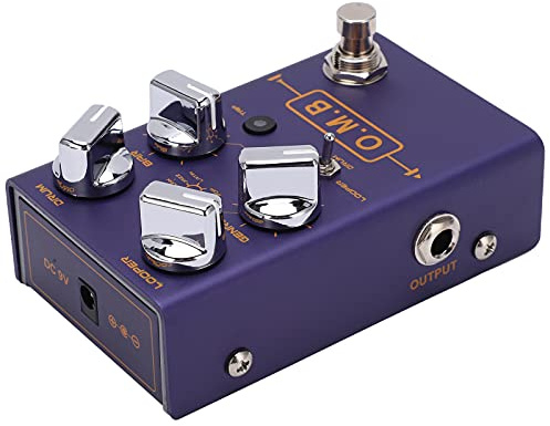 Gonetre Pédale D'effet de Guitare, Tambour, Pédale D'effet de Guitare, O.M.B Looper, Machine à Tambour, Accessoire D'instrument 2 en 1