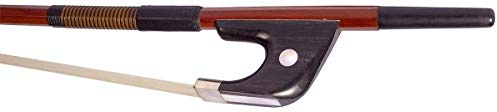 Hidersine 5072G Archet de contrebasse 3/4 en bois de Brésil