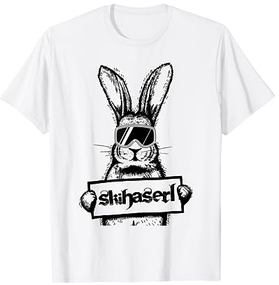 Skihaserl Mädchen Lustig Skifahren Geschenk Frauen Apres Ski T-Shirt