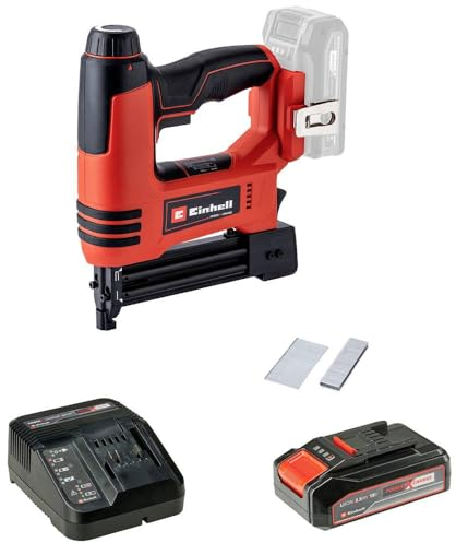 Einhell Clavadora inalámbrica Te-CN 18 Li Power X-Change + 2,5 Ah-Kit 4257791 Longitud del clip 10-22 mm + Batería, +