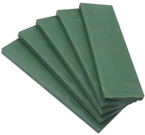 SKIR'CO Lot de 20 cales plates en plastique de 5 mm pour vitrage 40 x 100 mm