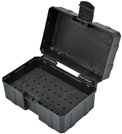 ETAWDE Caja de almacenamiento de cabeza ancha, organizador de puntas de flechas, soporte de flechas roscadas, contenedor portátil, caja de puntas de flecha