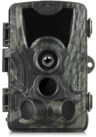 Trail Camera Night Vision Motion Attivato Impermeabile 24MP 2 7K Fauna Selvatica con 36 LED IR 5MP CMOS IP66 Critter per Cortile Cervo