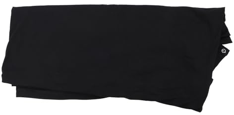 Generic Adjustable Closure Breathable Cotton Nursing Scarf, Multifunctional Breastfeeding Wrap for Baby Car Seating Cover, Stroller Canopy with Trendy Design (Black)