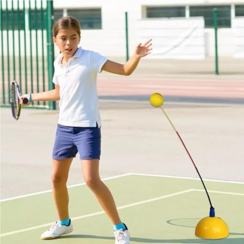 Tennis Trainer Rebound Ball Solo Tennis Training Equipment Practice Rebounder Strengthen Overall Muscle Memory Correct Body Posture (Children's Edition)