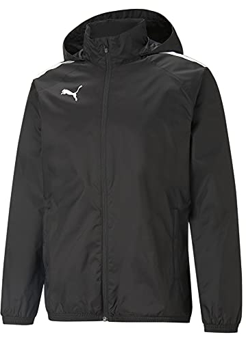 PUMA Herren All Weather Jacket TeamLIGA Allwetterjacke, Schwarz/Schwarz, L