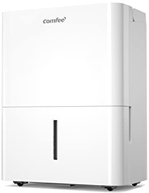 COMFEE' Deumidificatore Casa Muffa 12L/24h, Adatto fino a 20㎡, Filtro Lavabile, Ruote Piroettanti, R290, MDDN-12DEN7