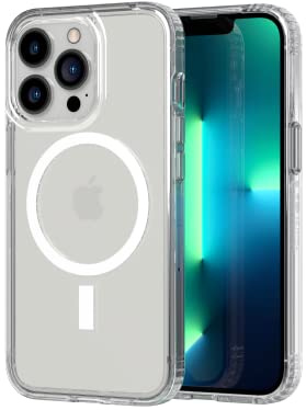 Tech21 Evo Clear (MagSafe) for iPhone 13 Pro - Transparent MagSafe Phone Case with 12ft Multi-Drop Protection