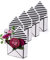 5 cajas de sobres de flores, caja de almacenamiento plegable de flores, cajas de papel impermeables para bodas, compromisos, día de San Valentín, cumpleaños, graduación, decoración de fiesta (blanco)