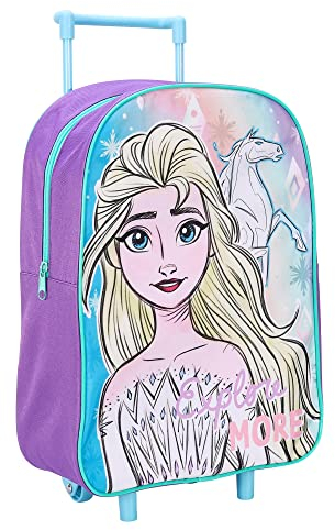 Faltbarer Kinder-Trolley, Handgepäck, Rucksack für Schule, Reisen, Urlaub, Frozen, Einheitsgröße