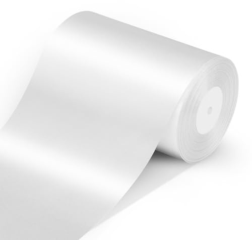 AiQInu Cinta de Raso, 10cm x 20m Cinta de Satén, Cinta de Tela para manualidades, envoltorios de regalos, globos, lazos, decoración de bodas