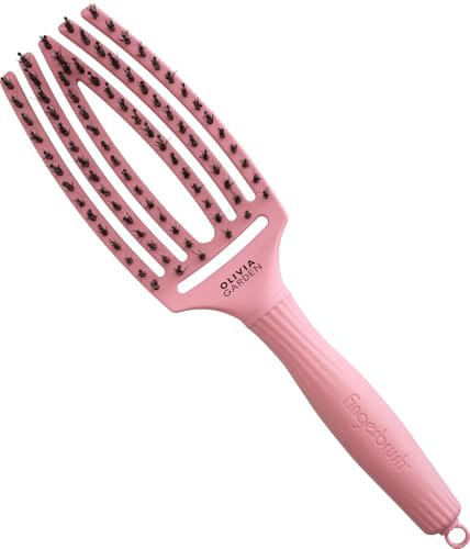 Olivia Garden Fingerbrush Combo Medium Think Pink Soft Pink
