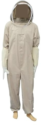 Tuta da apicoltore, Tuta for coltura Abbigliamento for 1 set for professionale ventilata for tutto il corpo con guanti(XL)