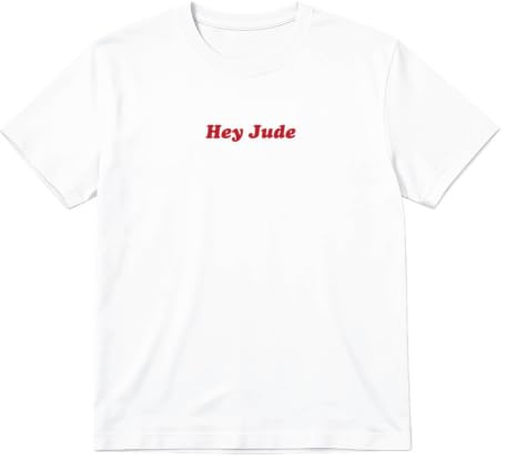 Womens England Hey Jude Cropped Baby Tee - White Slogan Y2K Football Fan T-Shirt - Ladies Adult Fitted Three Lions World Cup 2026 Match Day Top