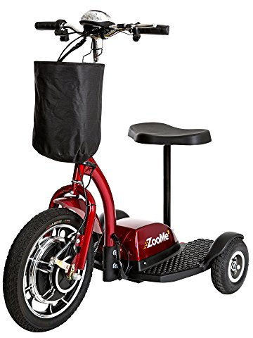 Drive Medical ZOOME3 Recreational Power Mobility Scooter, Red