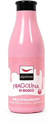 Aquolina Duschgel Wald-Erdbeere. Cremiges, leichtes Schaumbad, das schnell aufgenommen wird - 500 ml