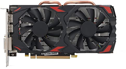 RX580 Graphic Cards, Gaming 8GB DDR5, 256 Bit, Computer PC Video Graphics Card, PCI Express 3.0 with Dual Fan, HD Multimedia Interface, DVI Ports, DP Ports (580 8G D5)