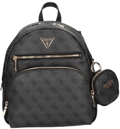 GUESS Power Play Rucksack Coal Logo