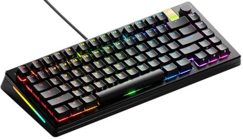 GLORIOUS Gaming GMMK 3 PRO HE: tastiera Rapid Trigger, Hall Effect, scocca alluminio modulare, polling 8K, switch hot swap MX e magnetici, guarnizioni modulari, TKL 75%, QWERTY americano - Layout