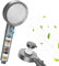 FEELSO Bathroom Shower Head and Hose with 2 Filter Systems, Shower Head Filter with Powerful Jet Modes, High Pressure Showerheads for Water Purifying Residual Chlorine and Metals Remove